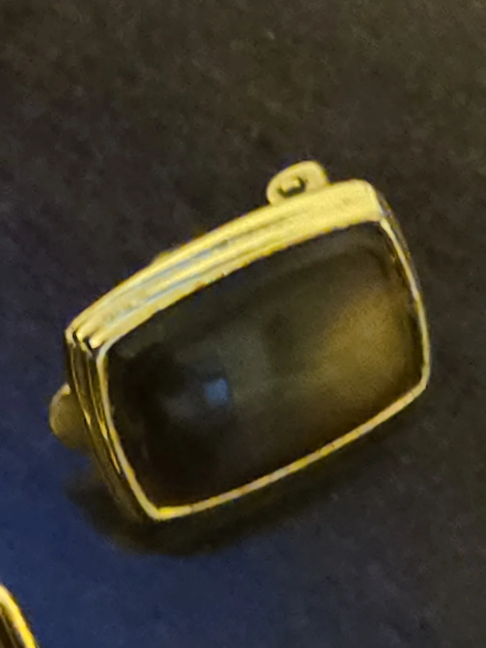 Gold-Tone Beown Stone Clip On Earings - Classic Womens Accessory